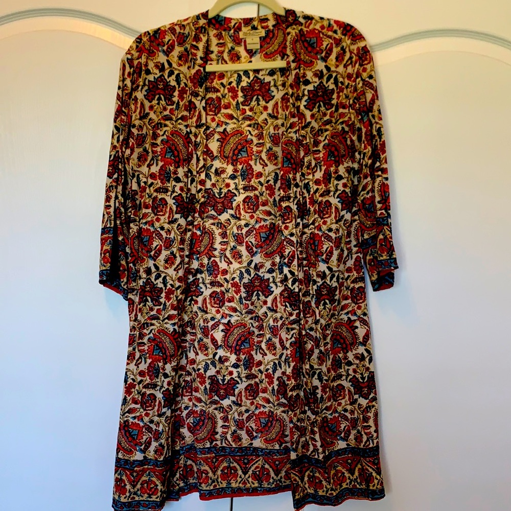 Lucky brand size small paisley cardigan
